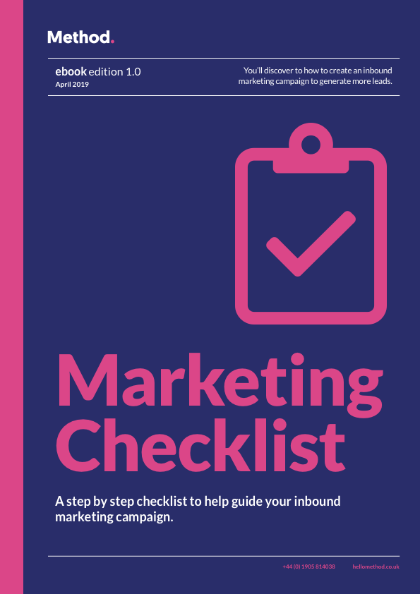 Inbound Marketing Checklist